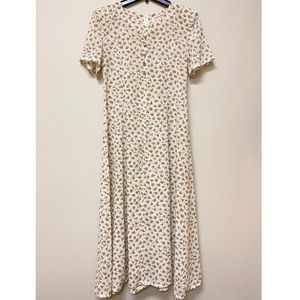 ⚡️FLASH SALE⚡️VINTAGE Cream Yellow Floral Dress